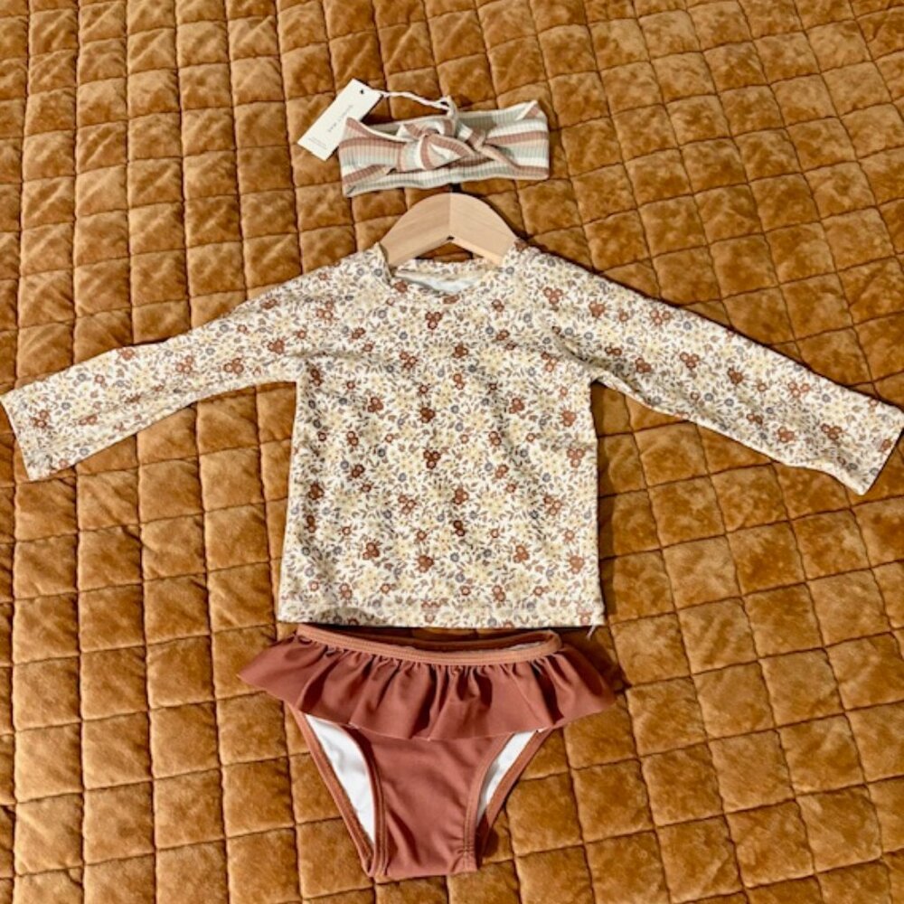 Rylee + Cru Baby Girl Swim Set
